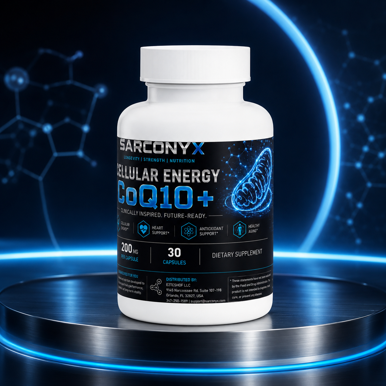 CELLULAR ENERGY CoQ10+