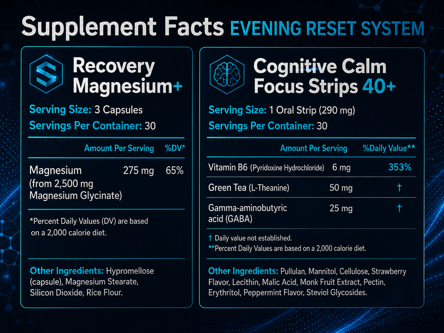 EVENING RESET SYSTEM